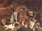 The Bark of Dante (Dante and Virgil in Hell) (mk09), Eugene Delacroix